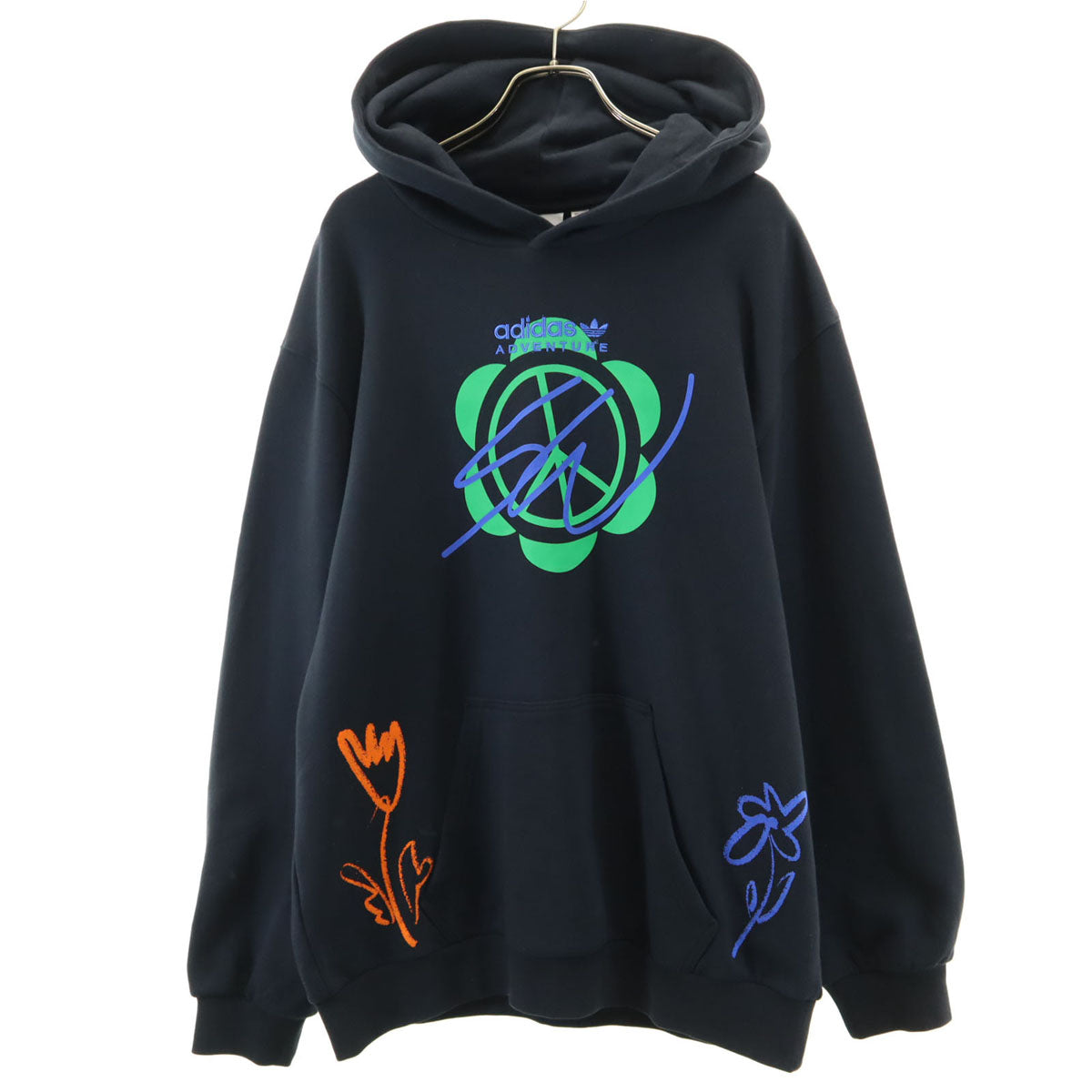 adidas Originals アディダスオリジナルス 長袖 スウェットパーカー O ブラック メンズ