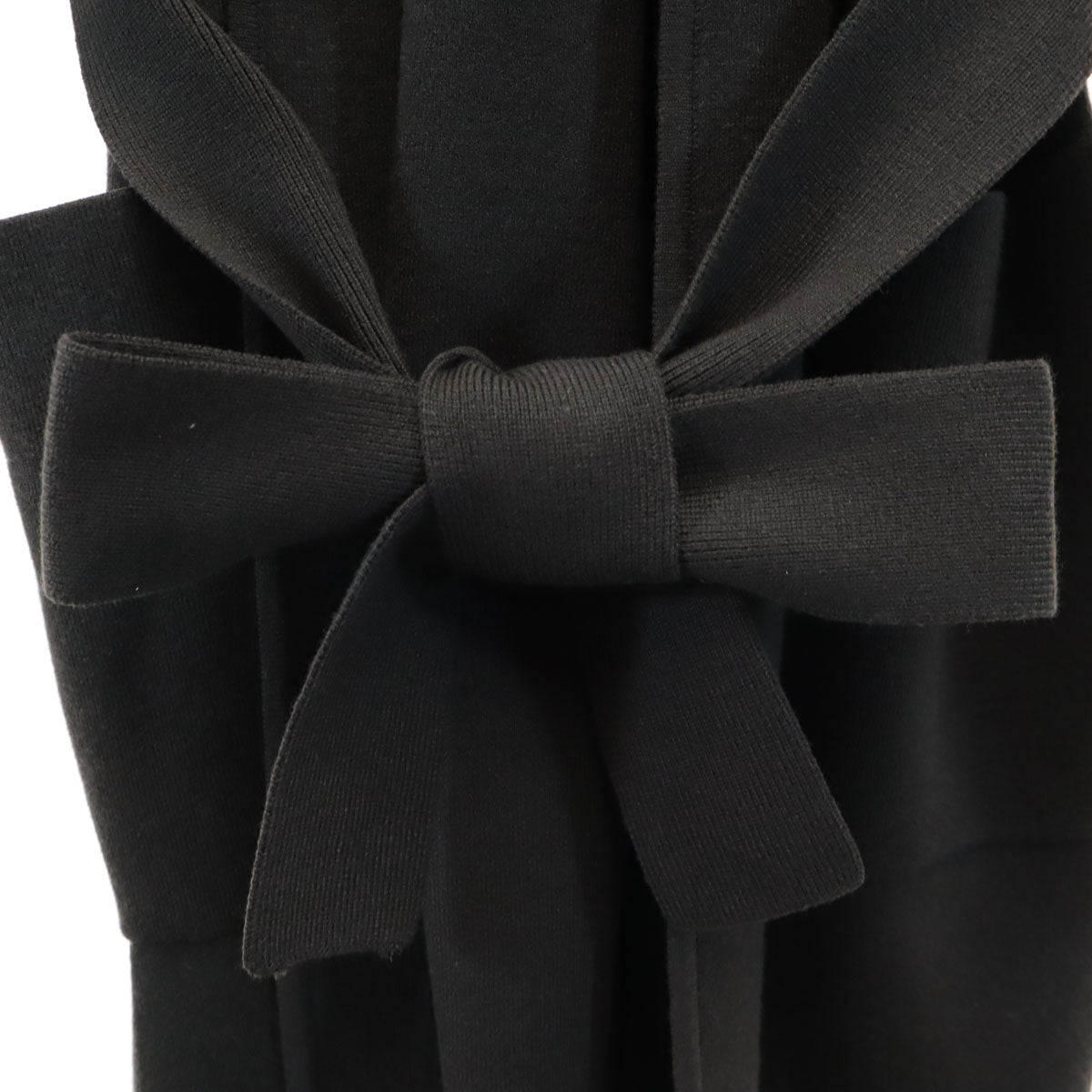 Mila Owen ミラオーウェン 長袖 ガウン ロング ニットカーディガン 1 チャコール レディース