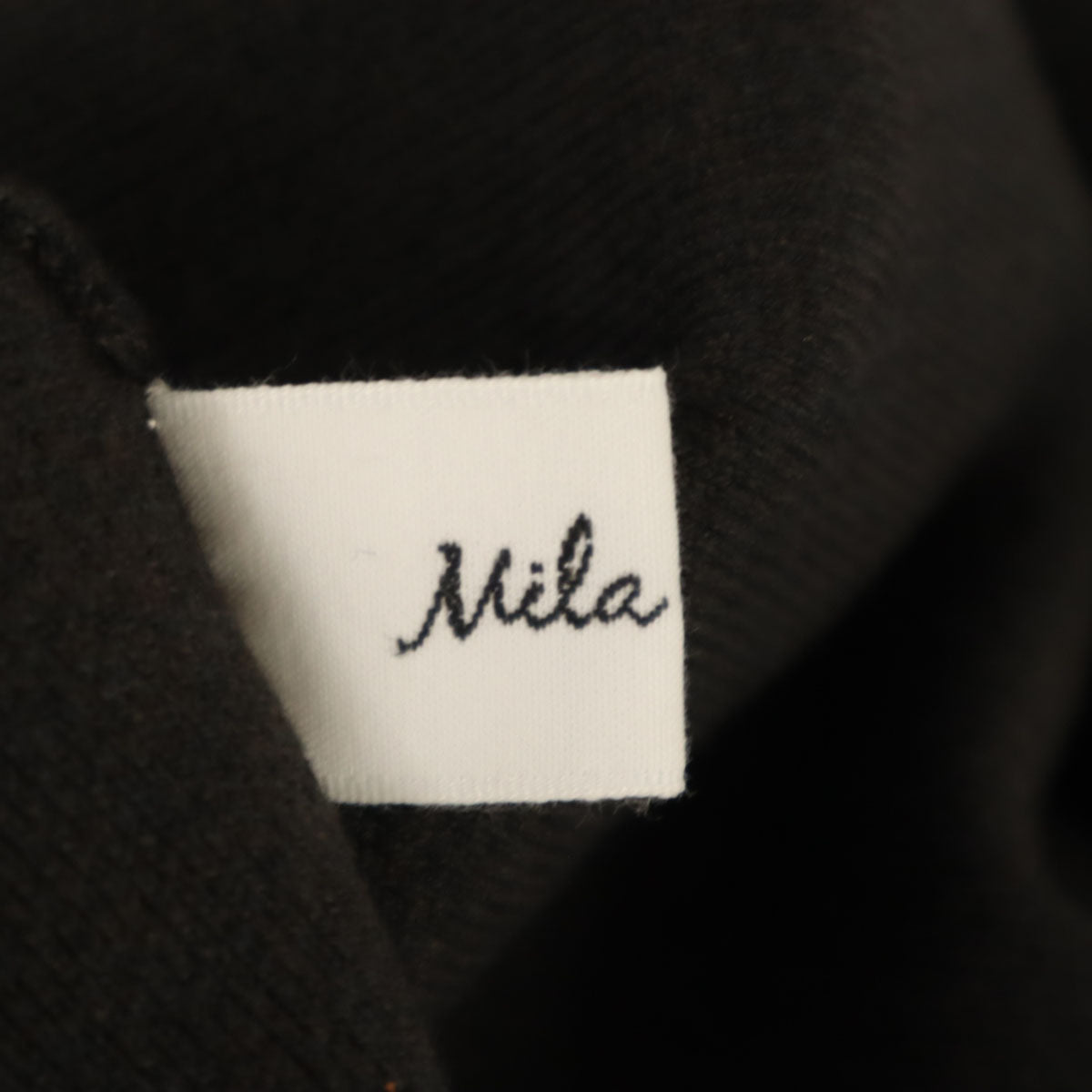 Mila Owen ミラオーウェン 長袖 ガウン ロング ニットカーディガン 1 チャコール レディース