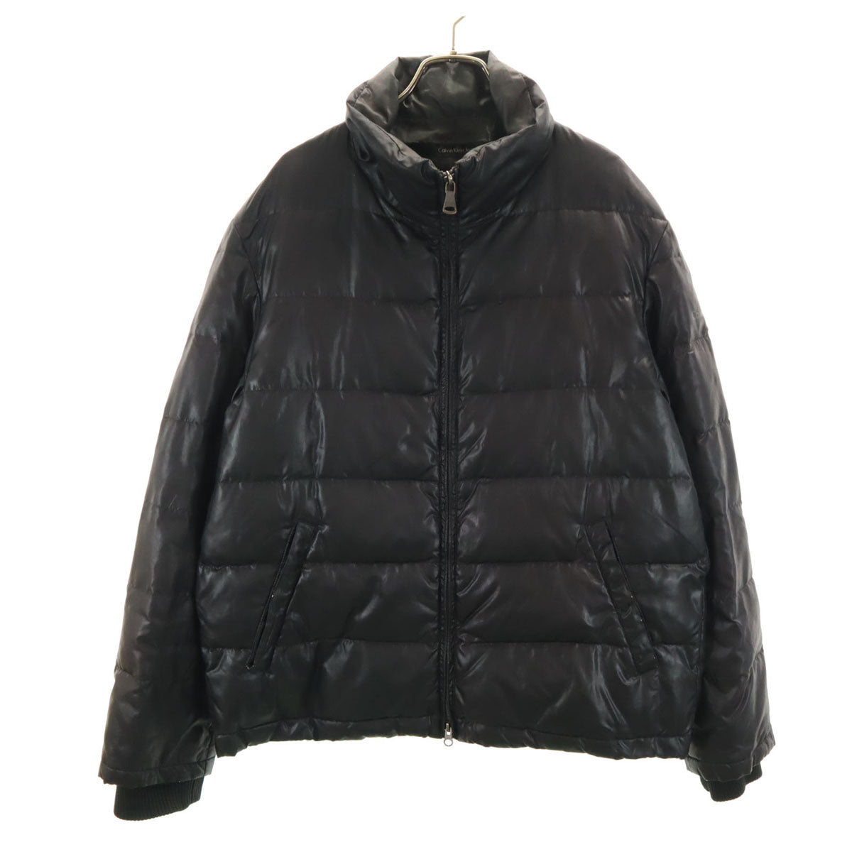 Calvin klein Jeans カルバンクラインジーンズ ダウンジャケット L チャコールブラック メンズ