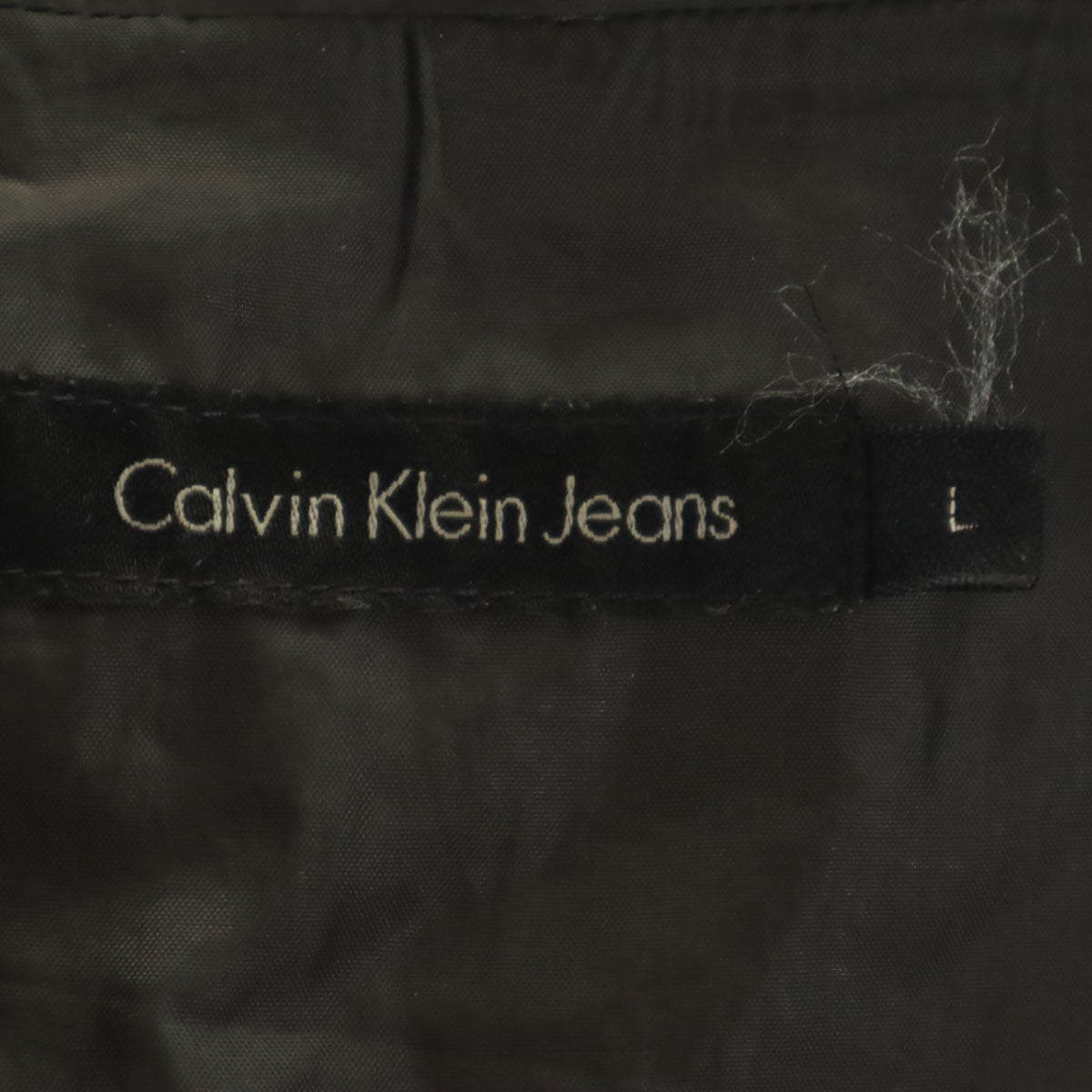 Calvin klein Jeans カルバンクラインジーンズ ダウンジャケット L チャコールブラック メンズ