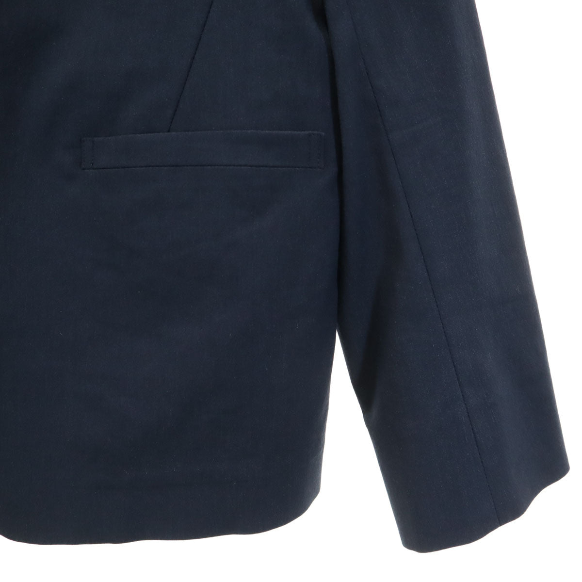 SHIPS シップス 日本製 パンツスーツ 上下 セットアップ 38 ネイビー レディース