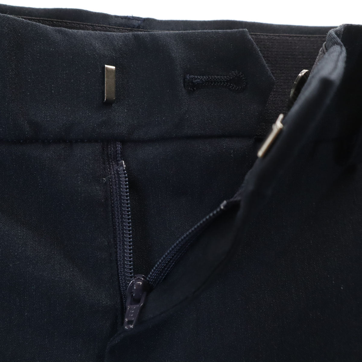 SHIPS シップス 日本製 パンツスーツ 上下 セットアップ 38 ネイビー レディース