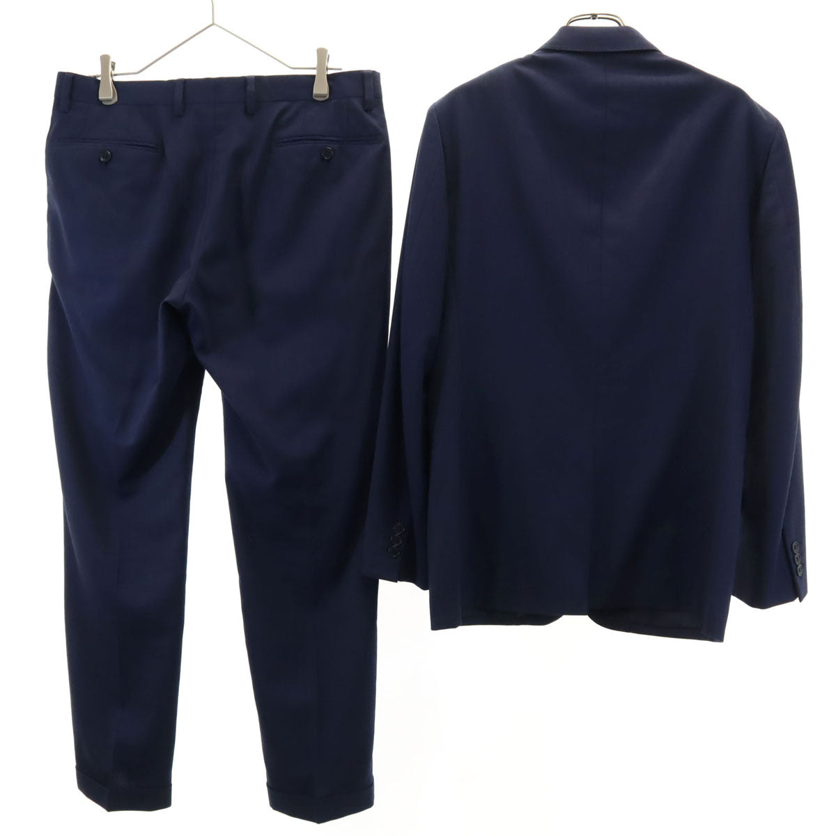 UNITED ARROWS GREEN LABEL RELAXING ユナイテッドアローズ グリーンレーベルリラクシング スーツ 上下 セットアップ 46/84 ネイビー メンズ