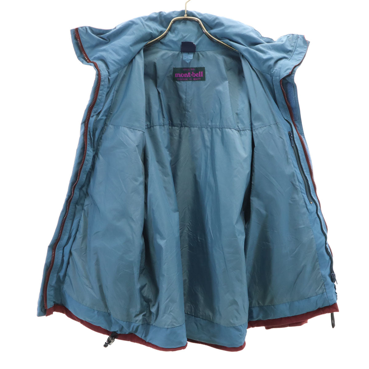 mont-bell モンベル ナイロンジャケット S ボルドー アウトドア メンズ