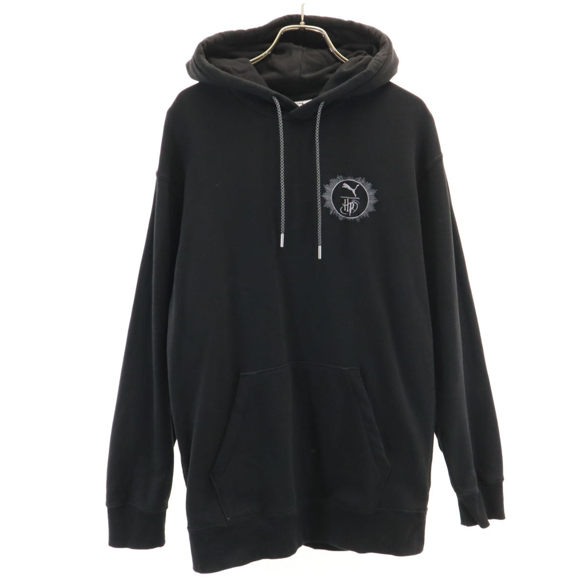 PUMA プーマ HARRY POTTER ハリーポッター コラボ バックプリント 長袖 スウェットパーカー XS ブラック メンズ