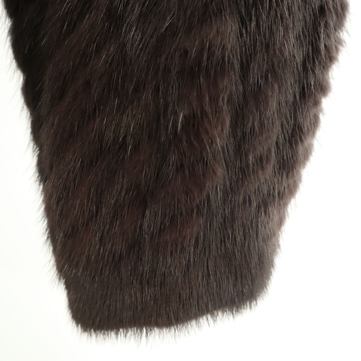 SAGA MINK サガミンク ジップアップ 毛皮コート 11 チャコールグレー レディース