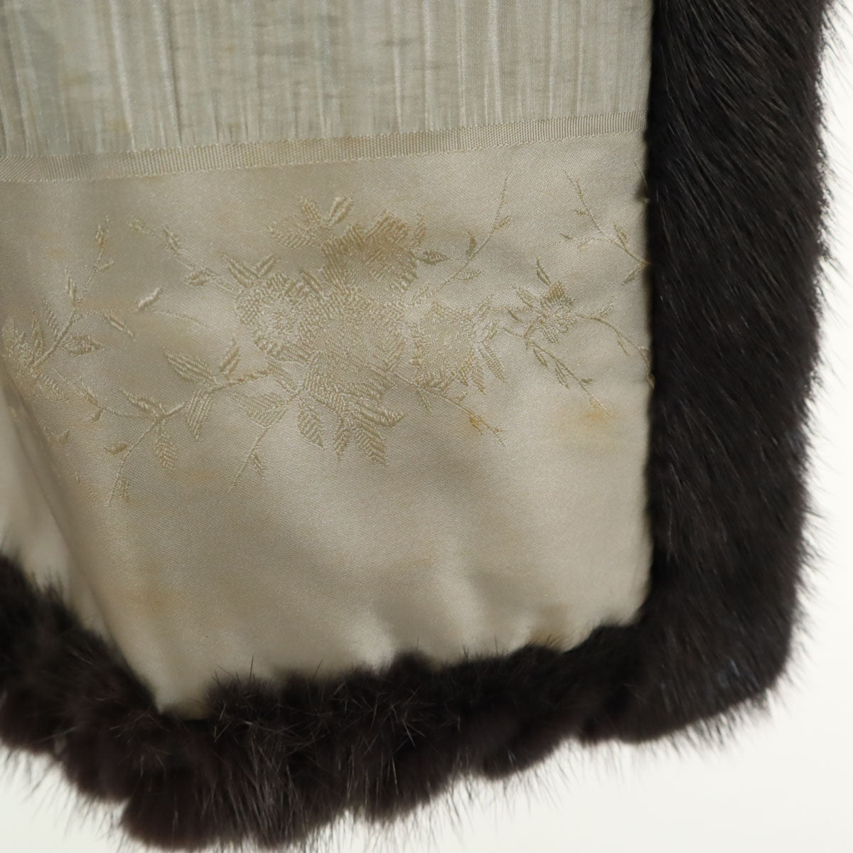 SAGA MINK サガミンク ジップアップ 毛皮コート 11 チャコールグレー レディース