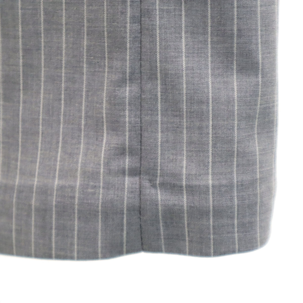 未使用 ZARA MAN ザラマン ストライプ柄 チェスターコート M グレー スプリング メンズ