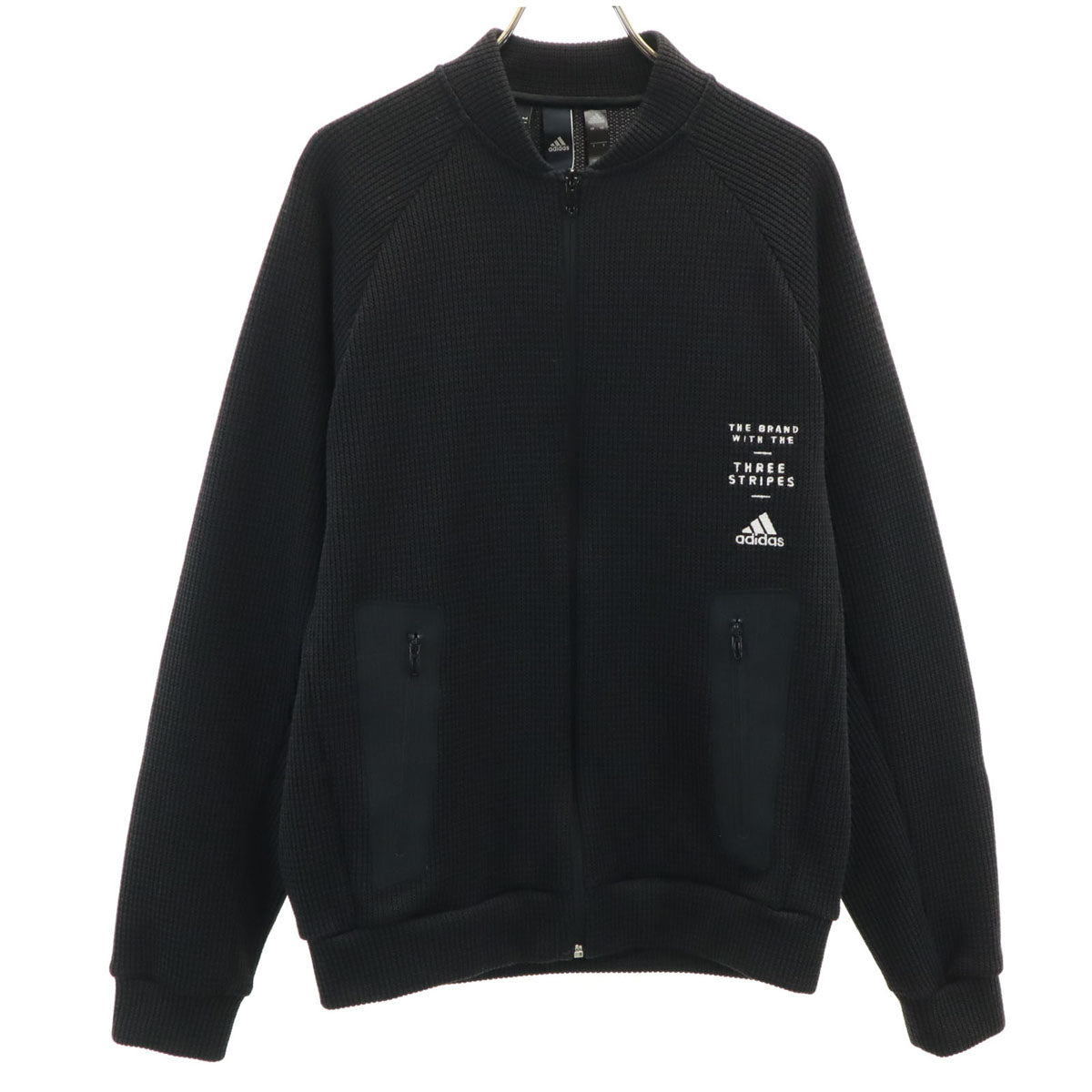 adidas アディダス ニットボンバー ジャケット M ブラック メンズ