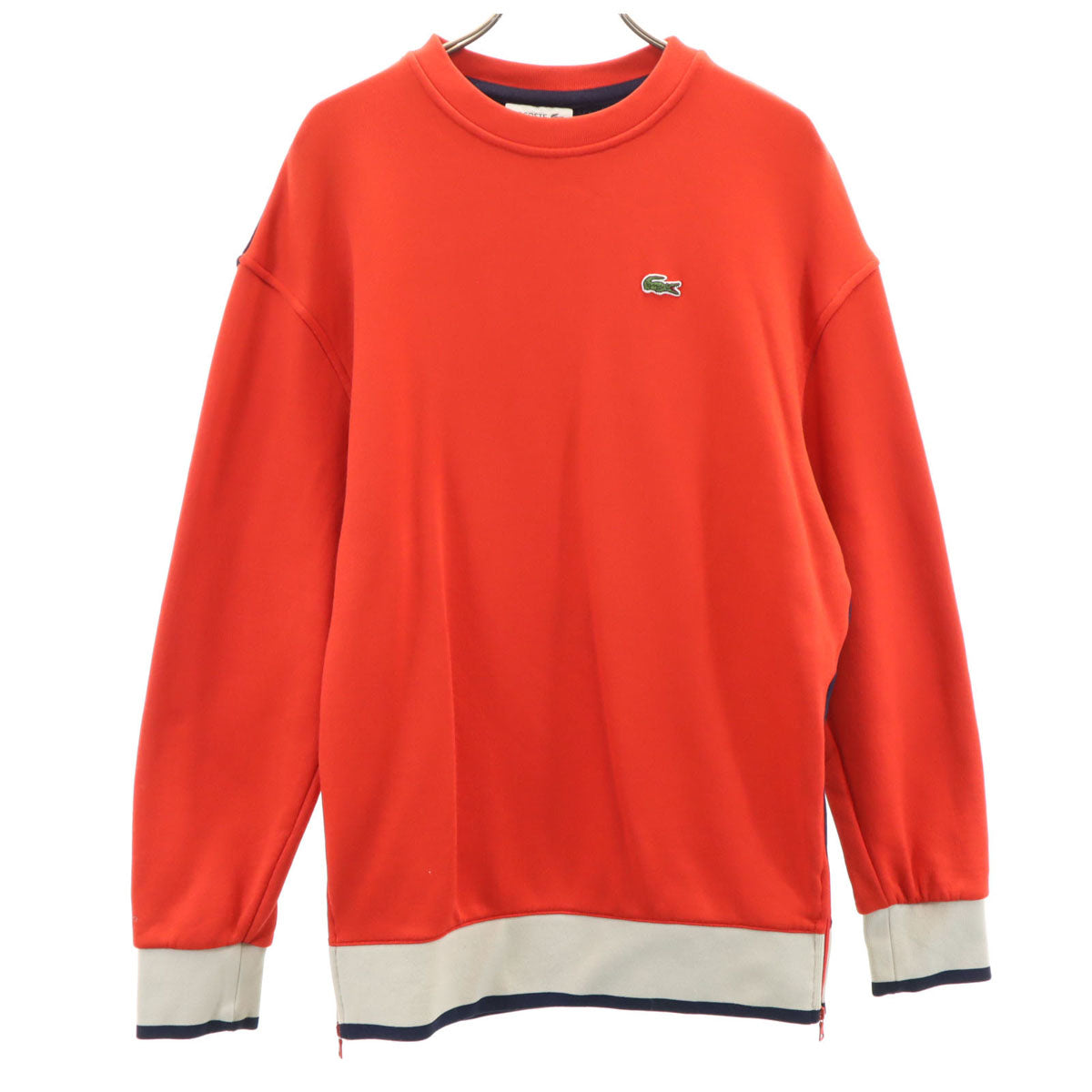LACOSTE ラコステ 長袖 トレーナー XS レッド メンズ