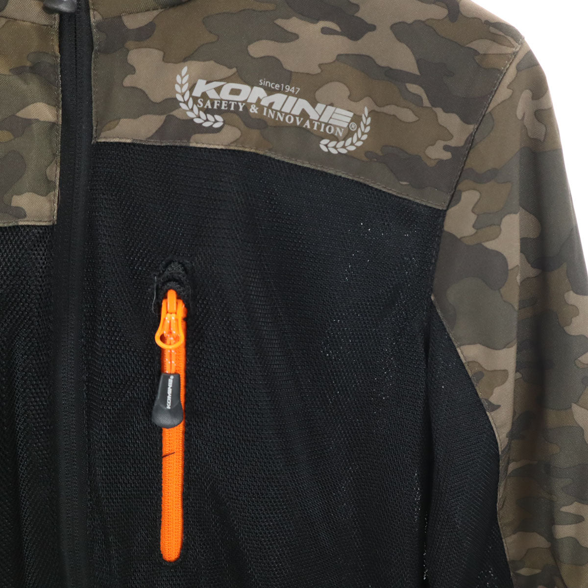 KOMINE コミネ カモフラ柄 バイク プロテクター メッシュ ジャケット WL ブラック 07-114 迷彩 レディース