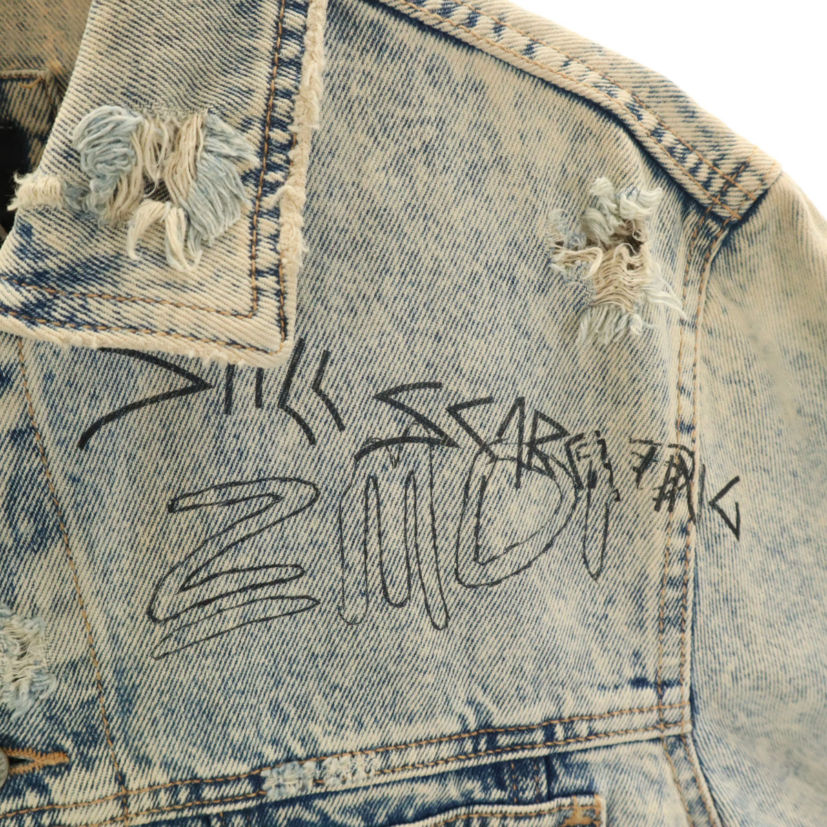 ZARA ザラ デニムジャケット S ブルー系 メンズ