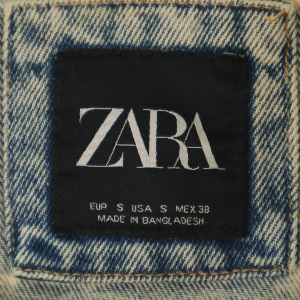 ZARA ザラ デニムジャケット S ブルー系 メンズ