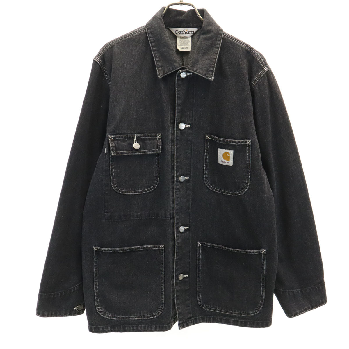 Carhartt カーハート デニム カバーオール M ブラック メンズ