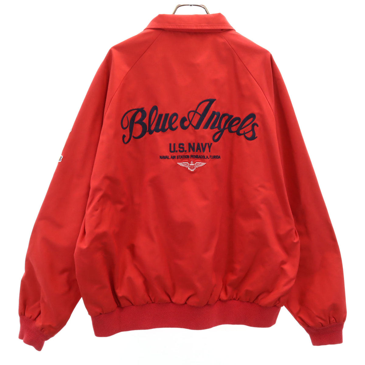 AVIREX アヴィレックス BLUE ANGELS ユーティリティ ジャケット 2XL レッド ビッグサイズ メンズ