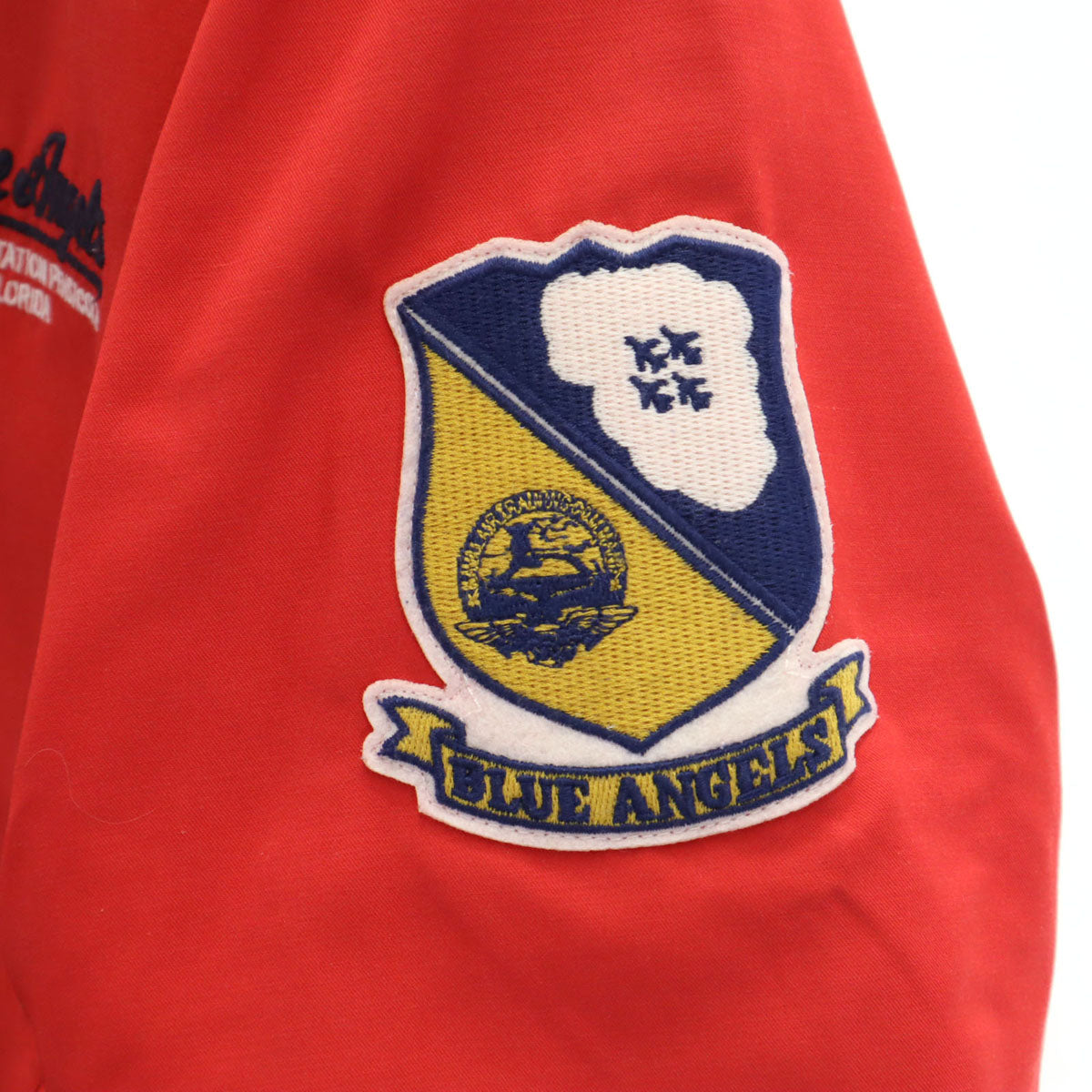 AVIREX アヴィレックス BLUE ANGELS ユーティリティ ジャケット 2XL レッド ビッグサイズ メンズ
