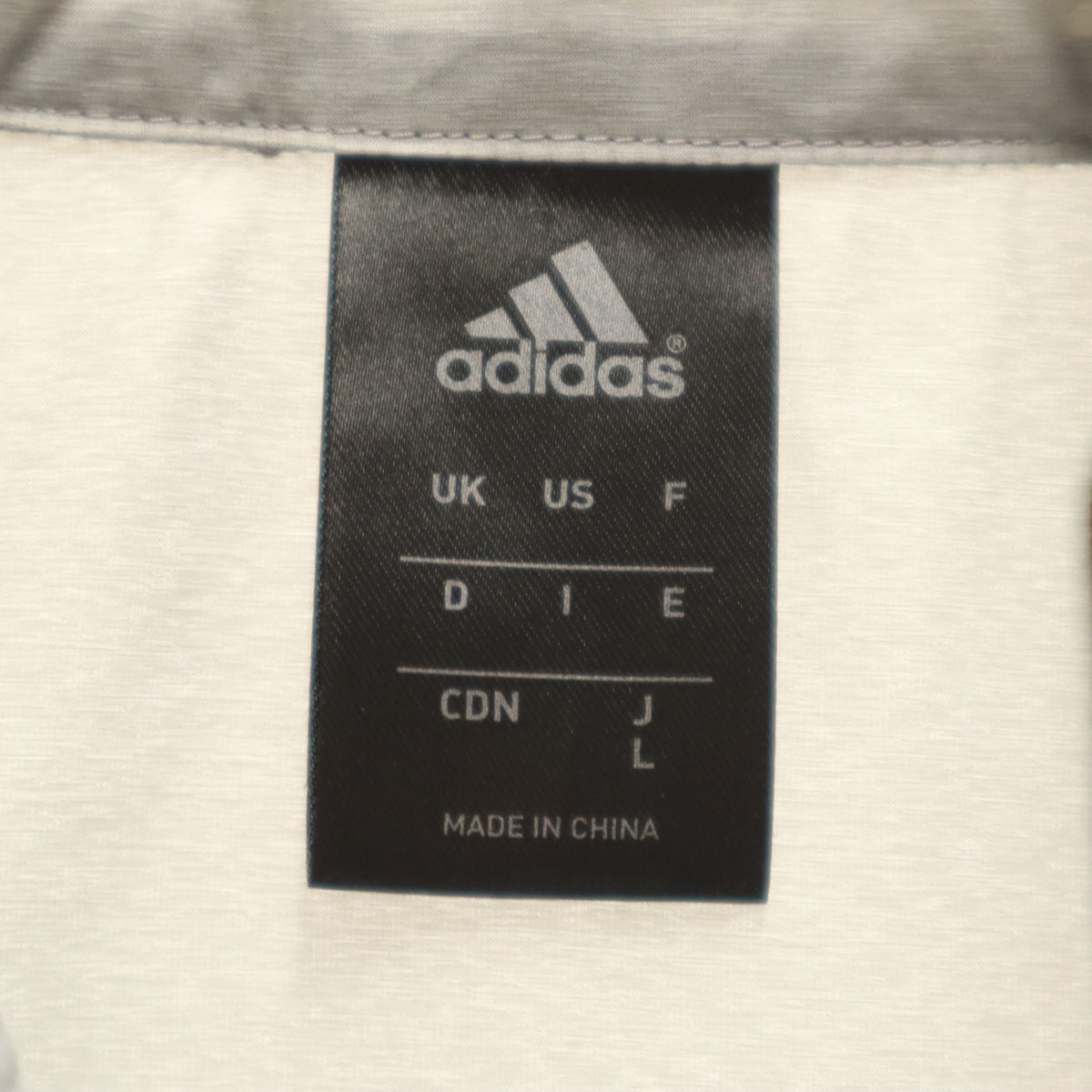 adidas アディダス ウインドブレーカー 上下 セットアップ L グレー メンズ