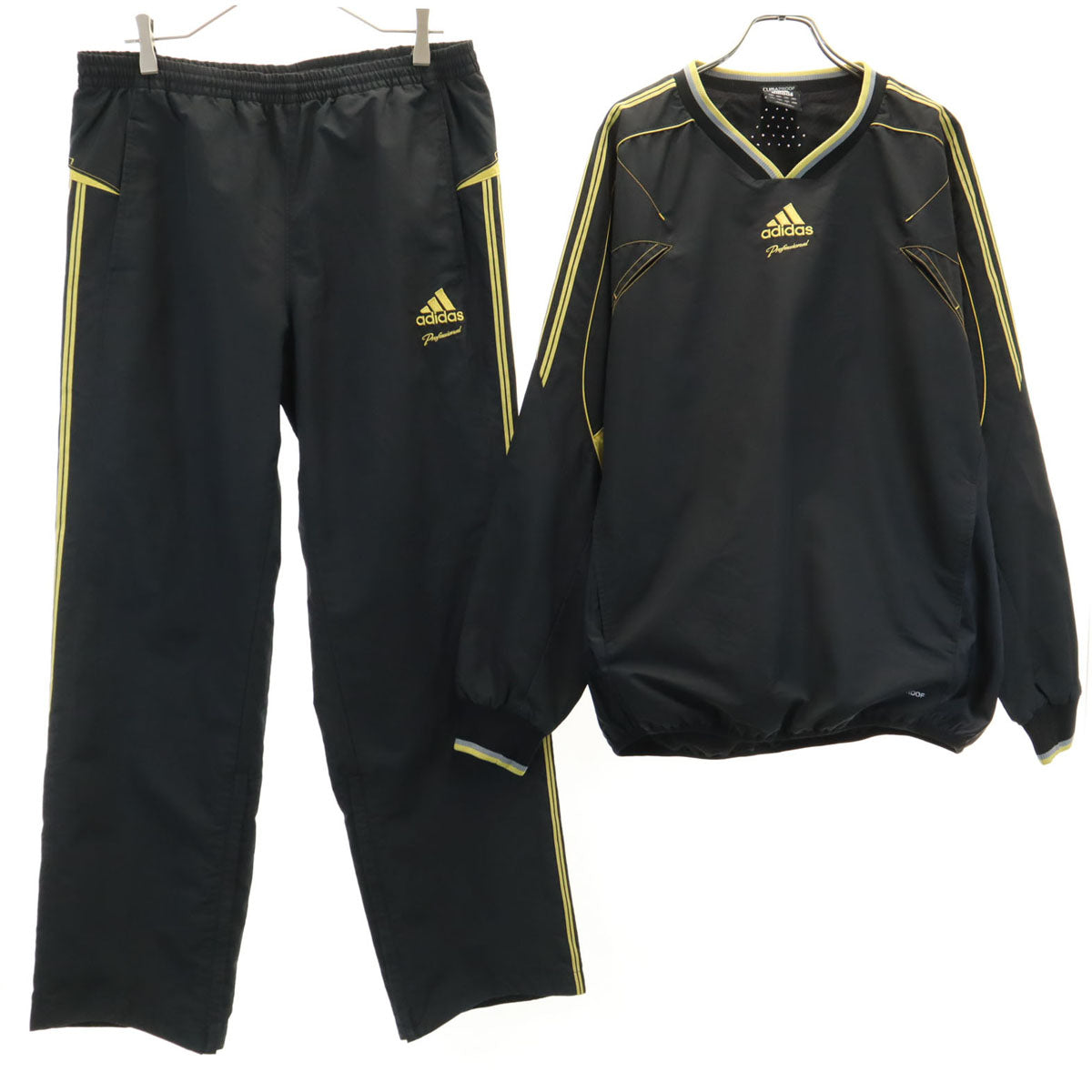 adidas アディダス ピステ 上下 セットアップ L ブラック プルオーバー 裏メッシュ メンズ