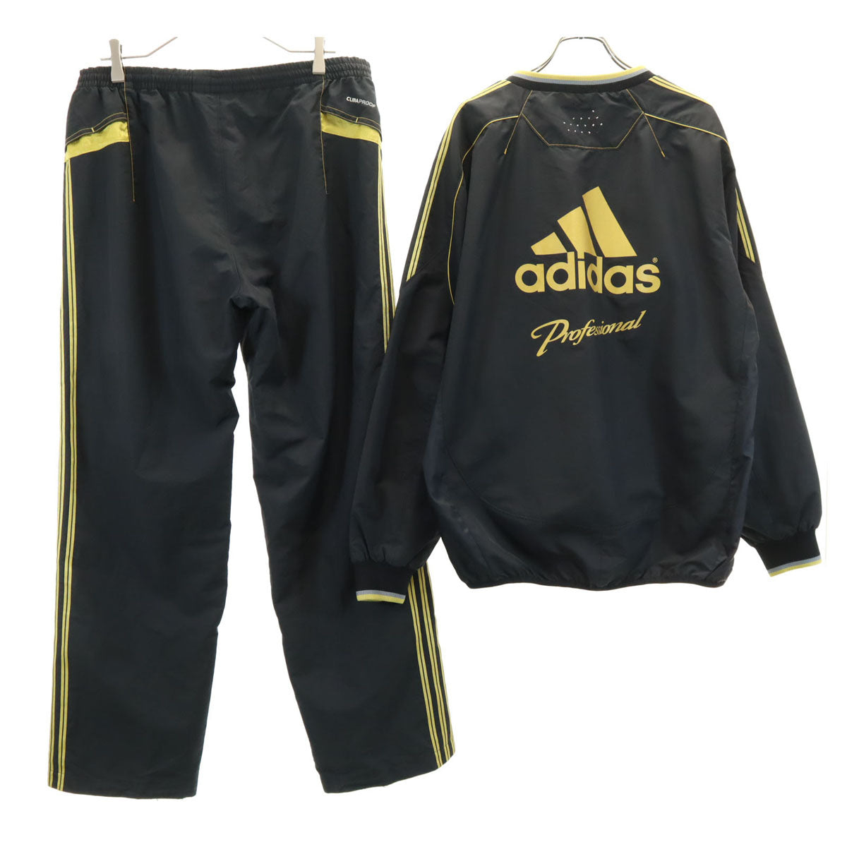 adidas アディダス ピステ 上下 セットアップ L ブラック プルオーバー 裏メッシュ メンズ