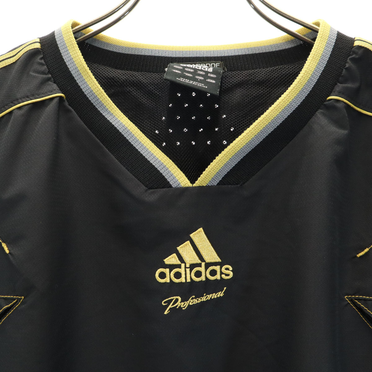 adidas アディダス ピステ 上下 セットアップ L ブラック プルオーバー 裏メッシュ メンズ