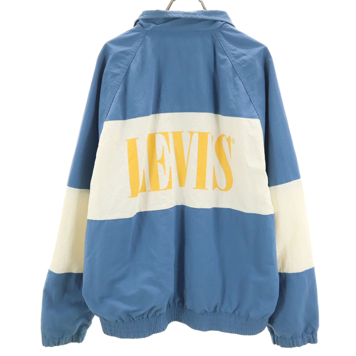Levi's リーバイス バックロゴ ナイロンジャケット M ブルー系 メンズ