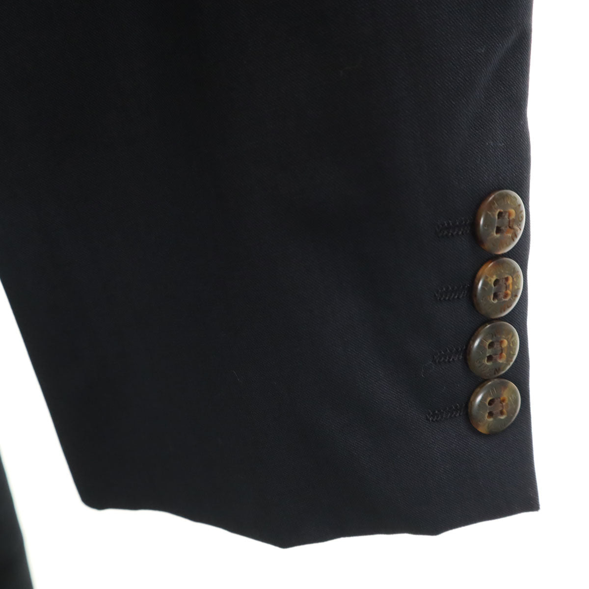 Givenchy ジバンシー 90s ウールブレンド オールド テーラードジャケット 96-86-170 ネイビー メンズ