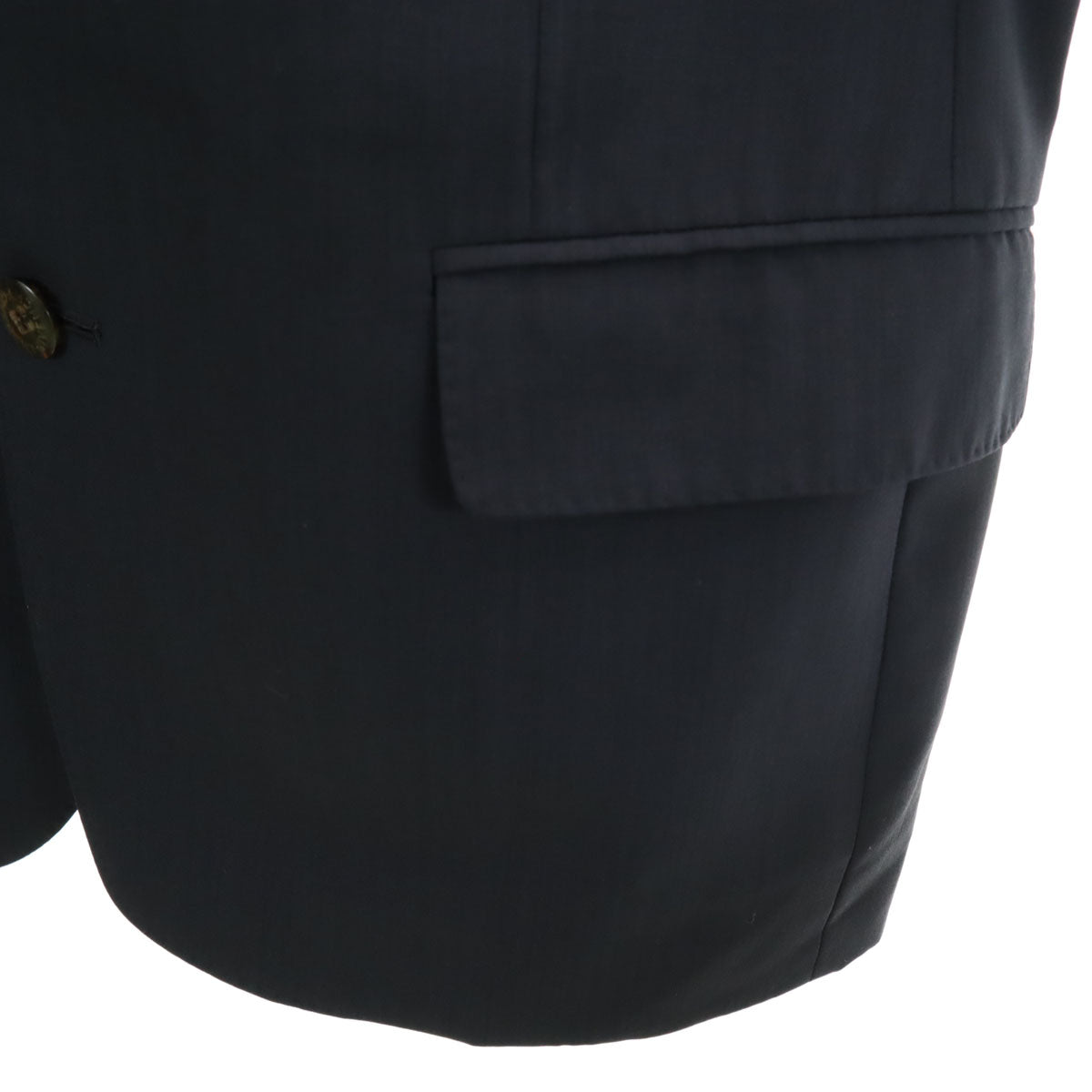 Givenchy ジバンシー 90s ウールブレンド オールド テーラードジャケット 96-86-170 ネイビー メンズ