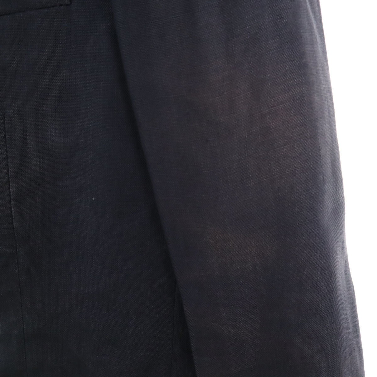 Christian Dior クリスチャンディオール 90s オールド リネンブレンド テーラードジャケット S ネイビー メンズ