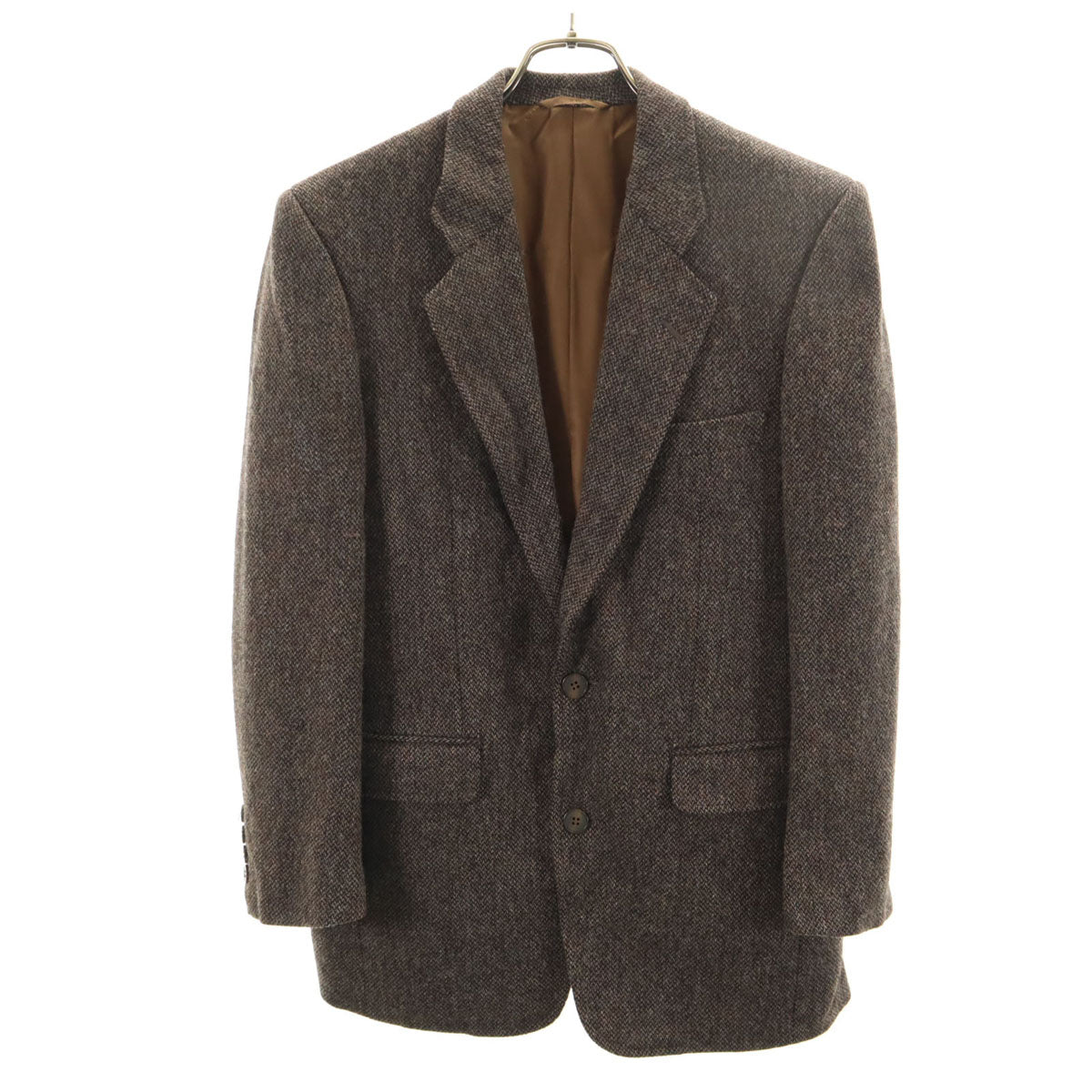 Christian Dior クリスチャンディオール 90s ウールブレンド オールド テーラードジャケット 88-76-165 グレー メンズ