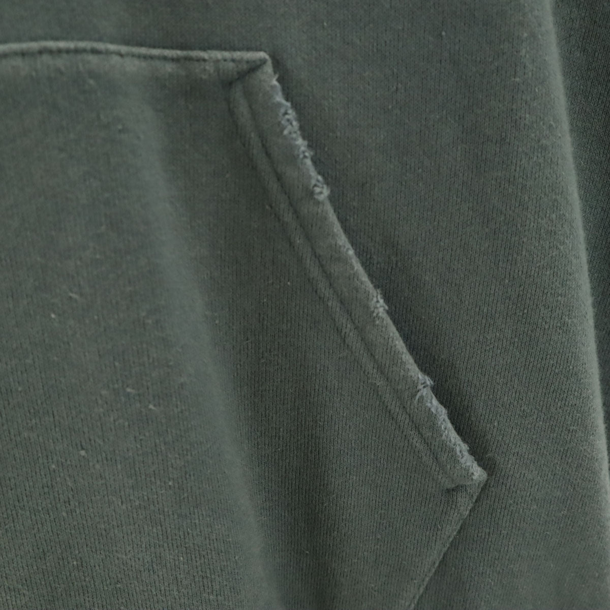 DAIRIKU ダイリク 20AW 日本製 長袖 ダメージ加工 トレーナー L グリーン 裏起毛 メンズ