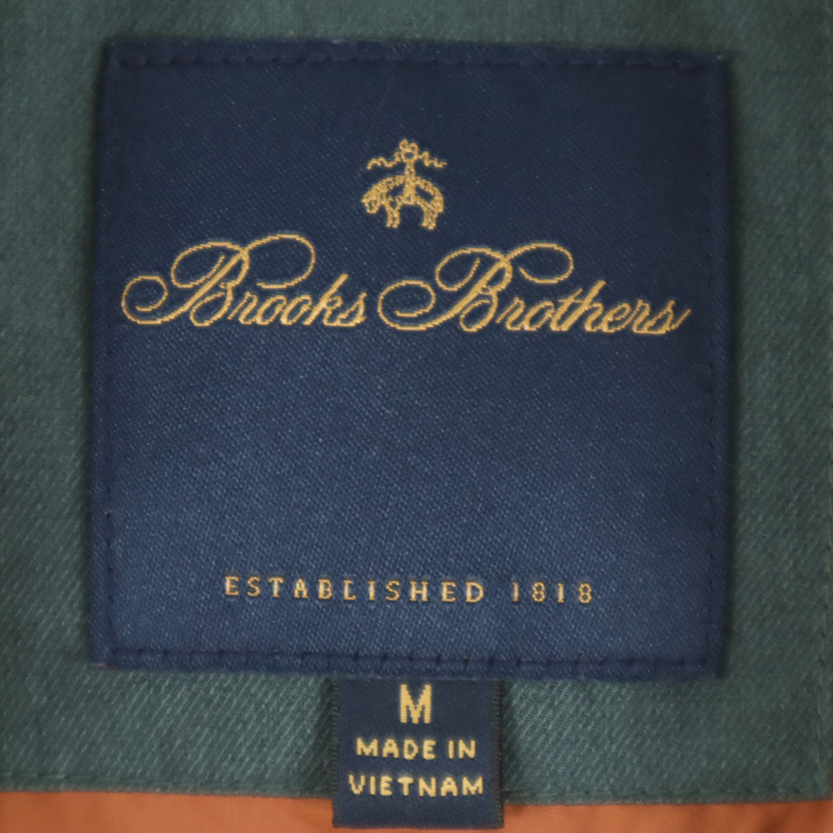 Brooks Brothers ブルックスブラザーズ ステンカラーコート M グリーン メンズ