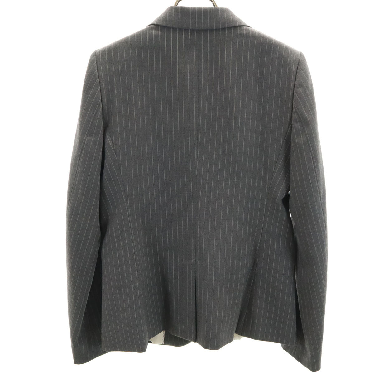 未使用 Brooks Brothers Red Fleece ブルックスブラザーズ レッドフリース スロライプ柄 テーラードジャケット 2 グレー レディース