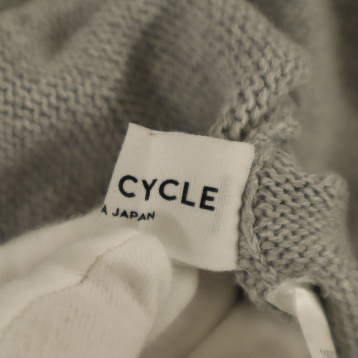 KINASHI CYCLE 木梨サイクル 長袖 Vネック ニットカーディガン M グレー メンズ