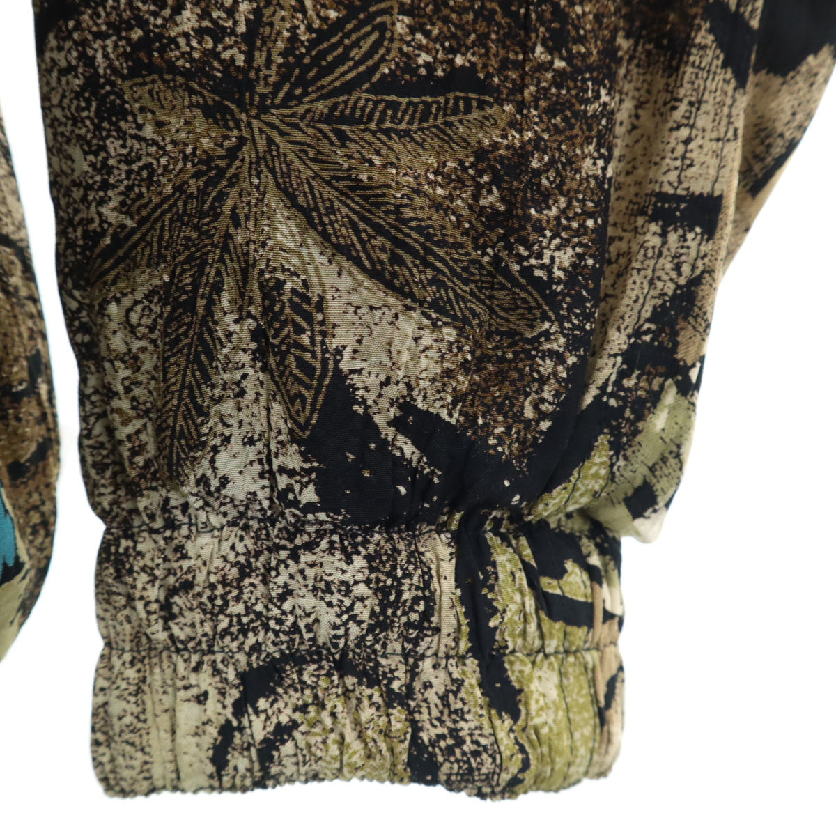 80s 90s オールド 西ドイツ製 総柄 ブルゾン 36 ベージュ メンズ