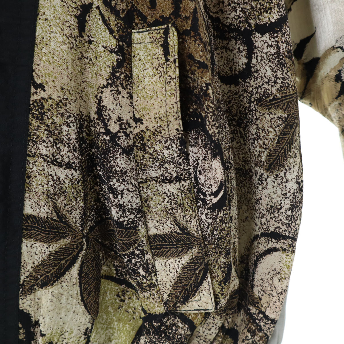 80s 90s オールド 西ドイツ製 総柄 ブルゾン 36 ベージュ メンズ