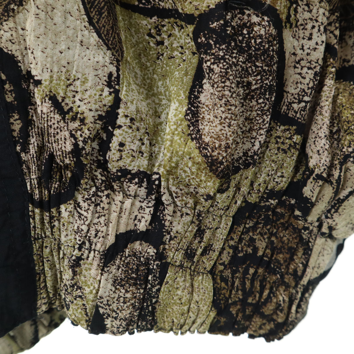 80s 90s オールド 西ドイツ製 総柄 ブルゾン 36 ベージュ メンズ