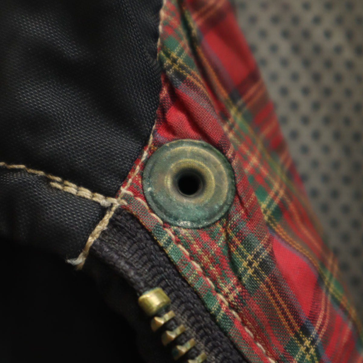 80s ヴィンテージ 英国製 ナイロンジャケット XXL ブラック フード欠損 メンズ