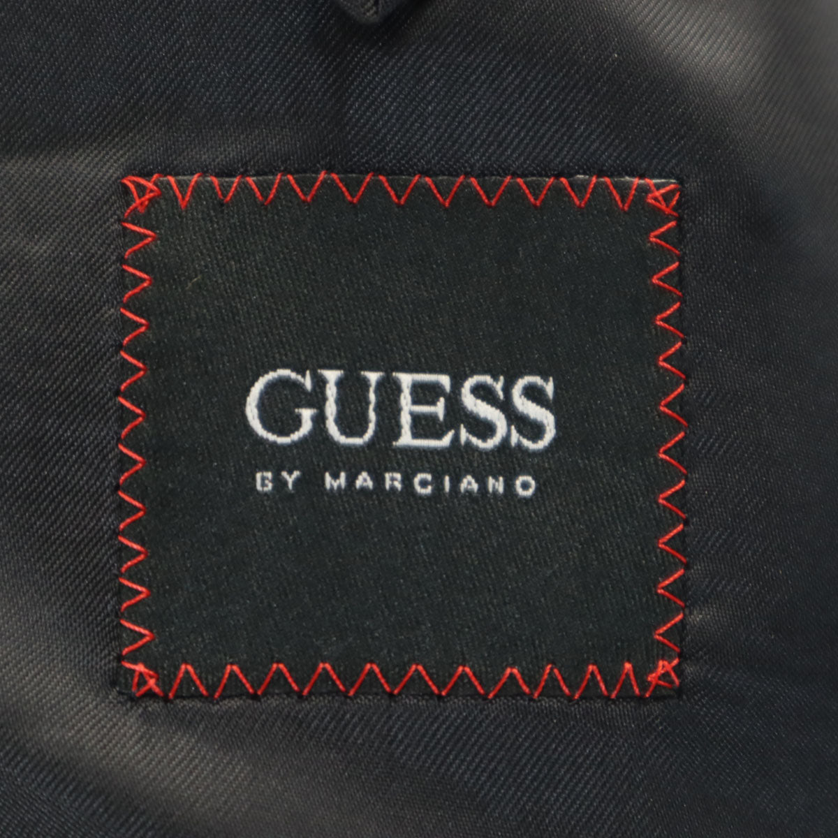 Guess ゲス ストライプ柄 スーツ 上下 セットアップ 90Y4 ブラック メンズ