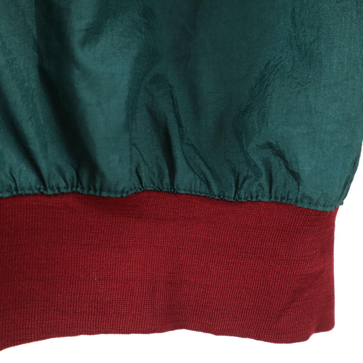 wilson ウィルソン 90s オールド 長袖 ツートンカラー Vネック ピステ XL グリーン メンズ