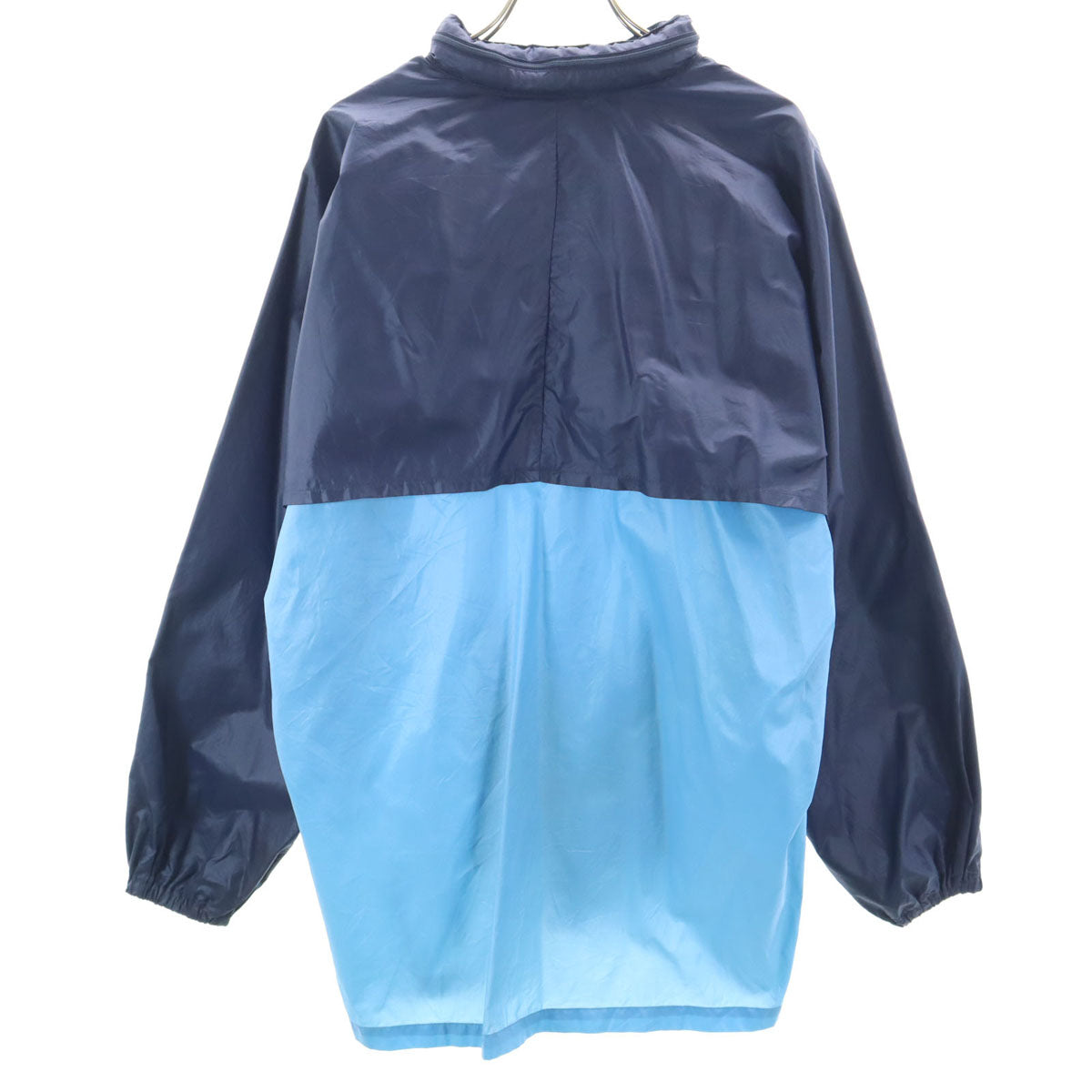 adidas アディダス 80s ヴィンテージ 万国旗タグ トレフォイルロゴ ナイロンジャケット 38 ネイビー メンズ