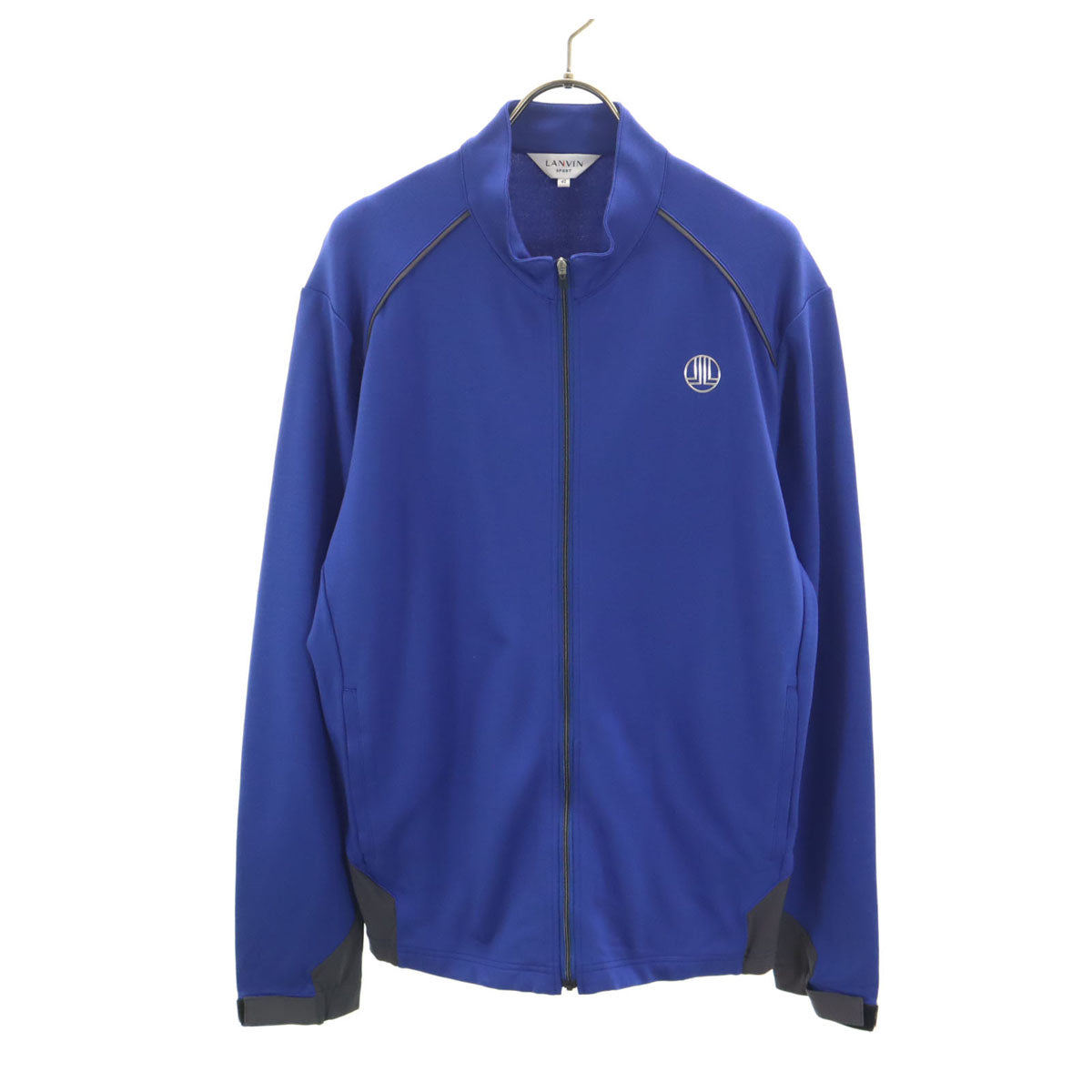 美品 LANVIN SPORT ランバンスポール 日本製 トラックジャケット 40 青紫 メンズ