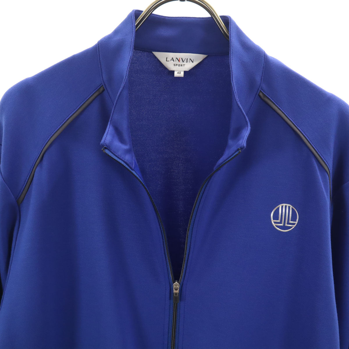 美品 LANVIN SPORT ランバンスポール 日本製 トラックジャケット 40 青紫 メンズ