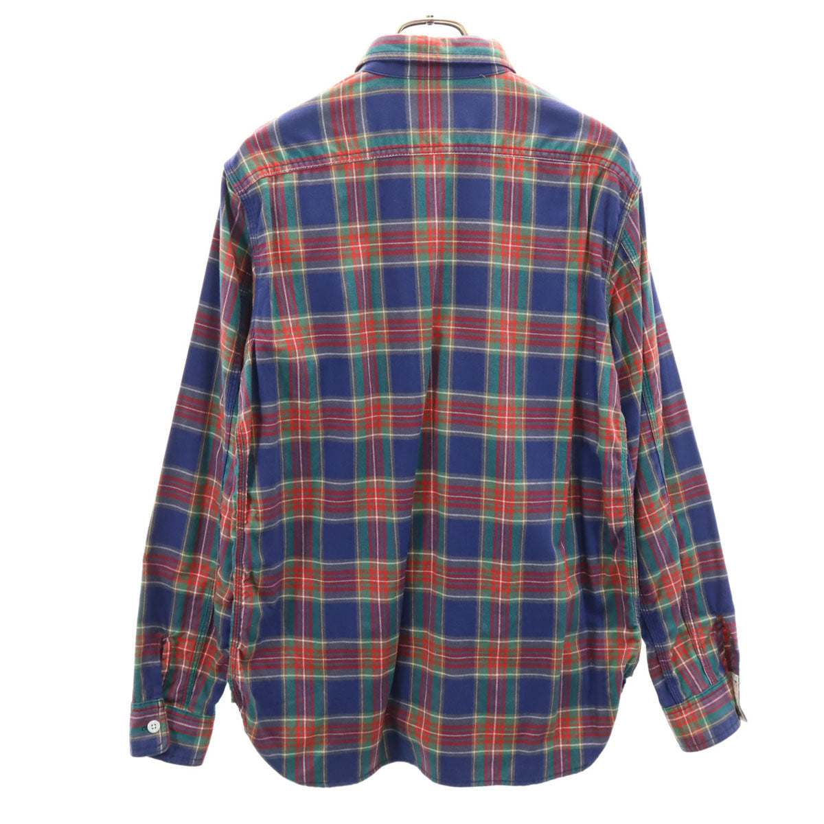 BEAMS PLUS ビームスプラス 日本製 チェック柄 長袖 コットンシャツ L マルチ メンズ