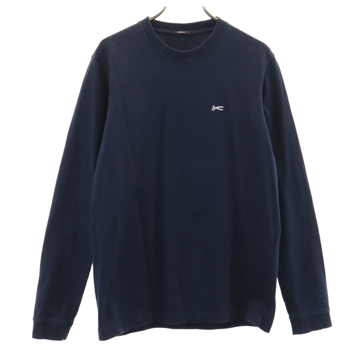 DENHAM デンハム ブルガリア製 長袖 Tシャツ XS ネイビー ロンT メンズ