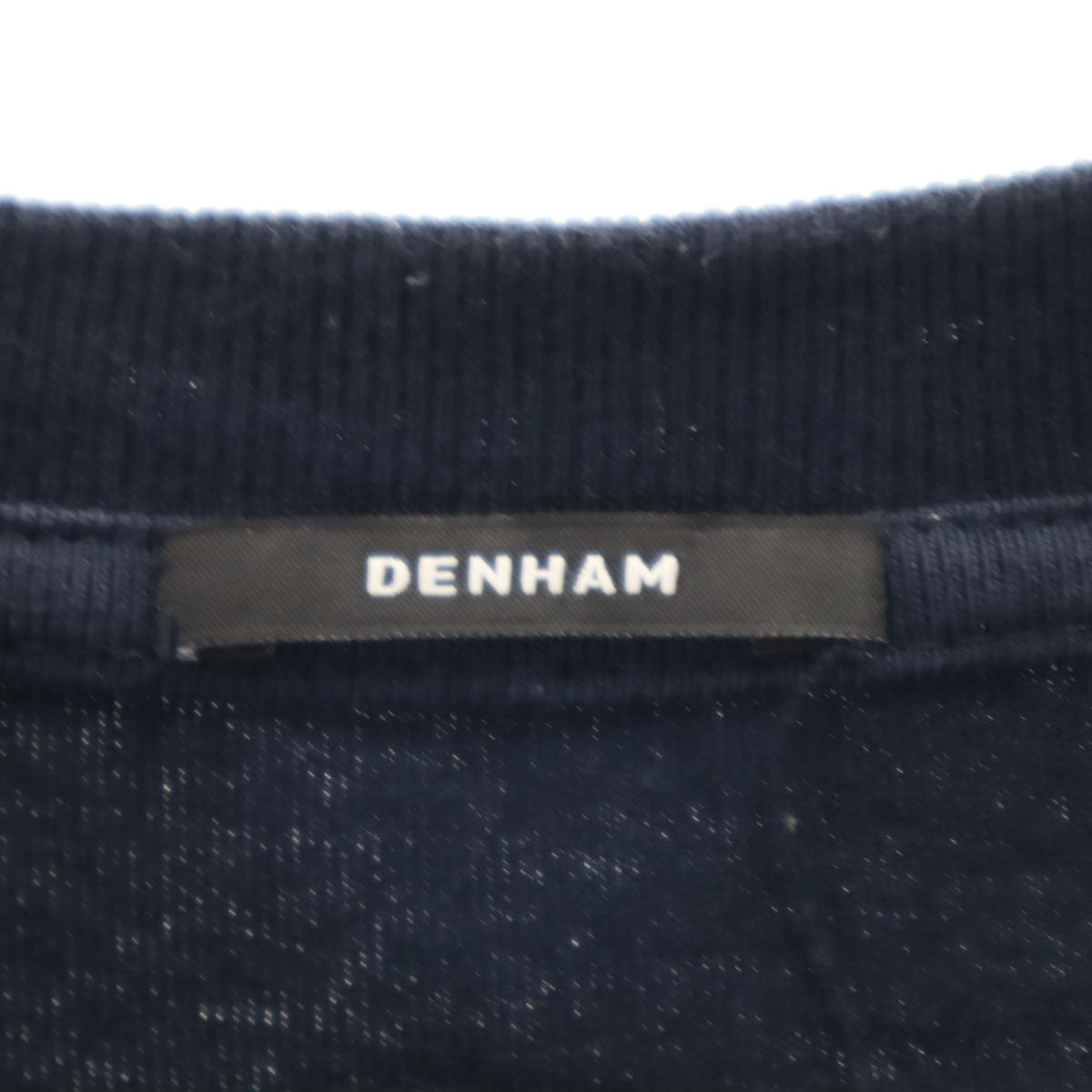 DENHAM デンハム ブルガリア製 長袖 Tシャツ XS ネイビー ロンT メンズ