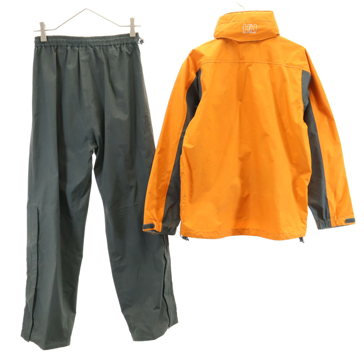 HELLY HANSEN ヘリーハンセン レインジャケット 上下 セットアップ M イエロー レディース