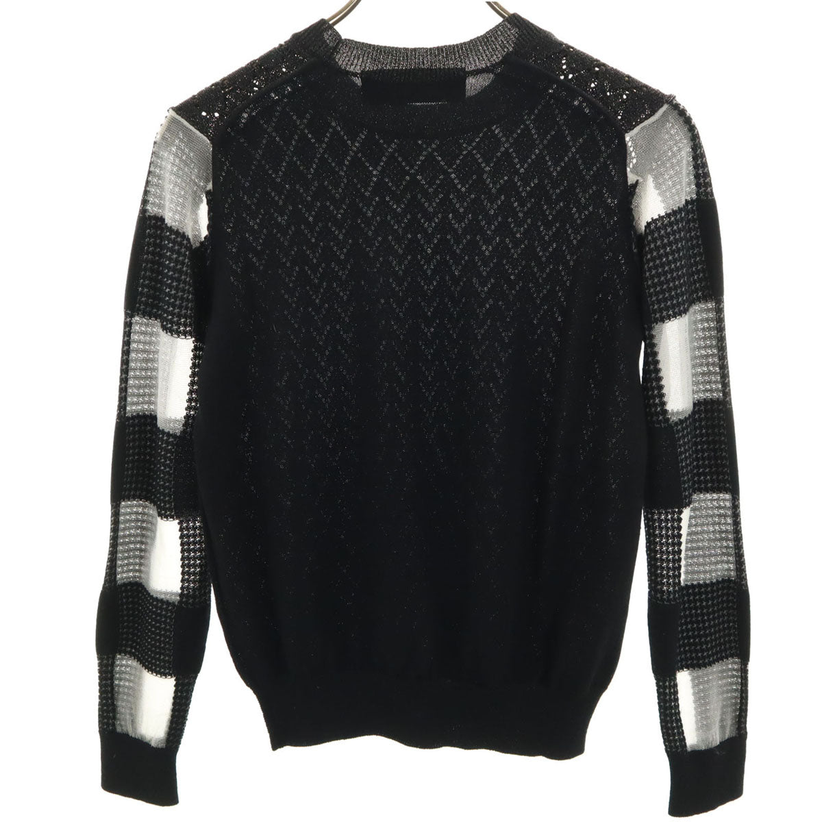 tricot COMME des GARCONS トリココムデギャルソン 長袖 ラメ ニット ブラック レディース