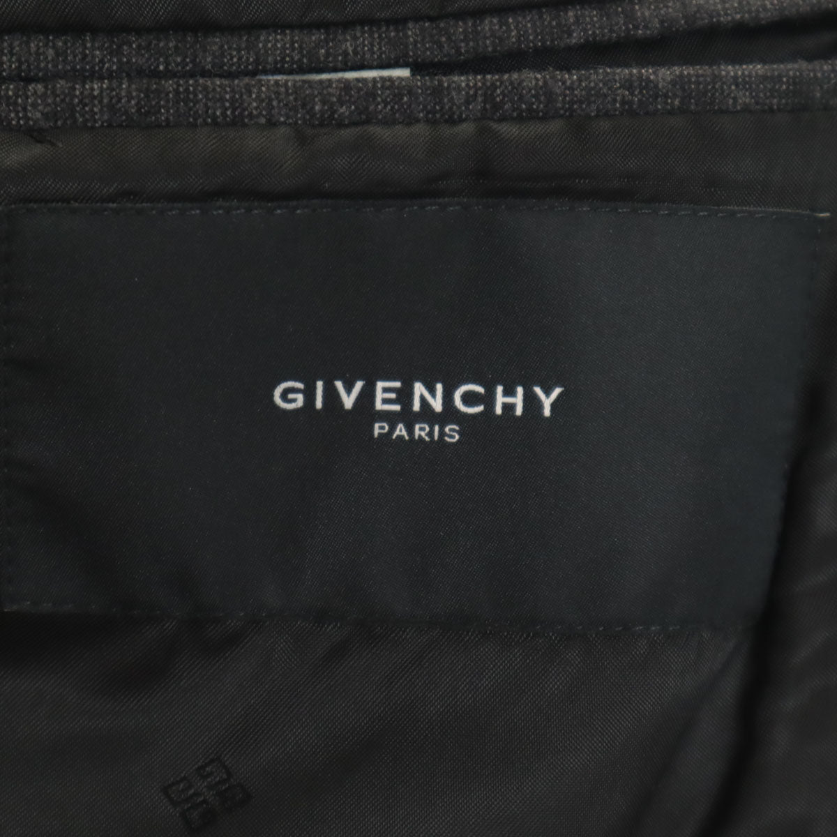 GIVENCHY ジバンシィ テーラードジャケット 50 チャコールグレー メンズ