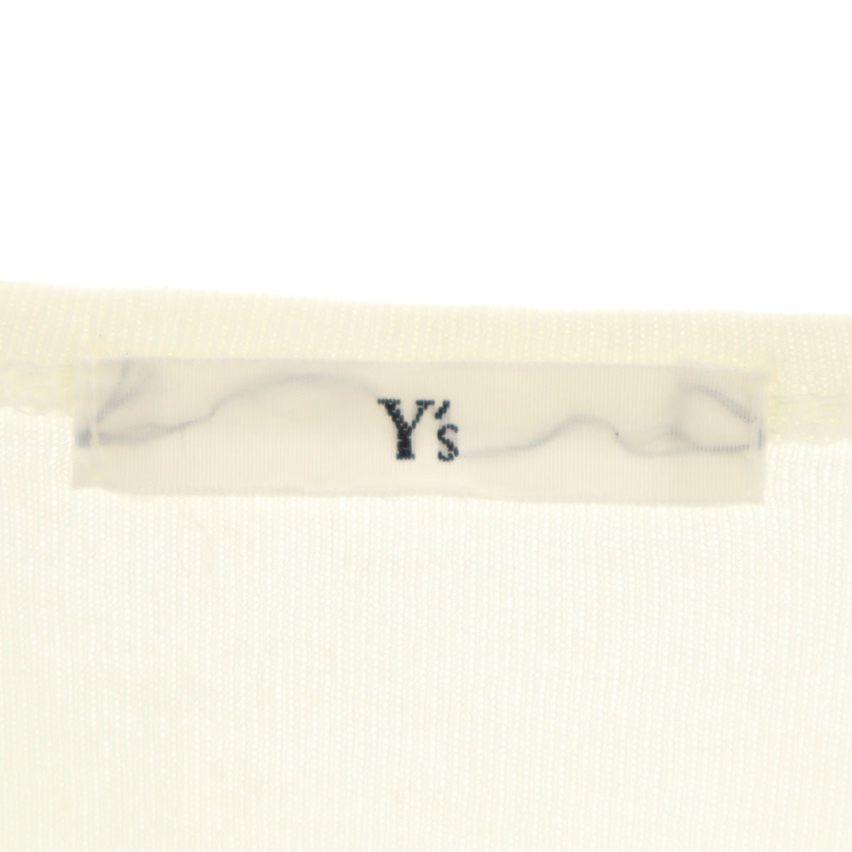 Y's ワイズ 長袖 Tシャツ アイボリー ロンT レディース